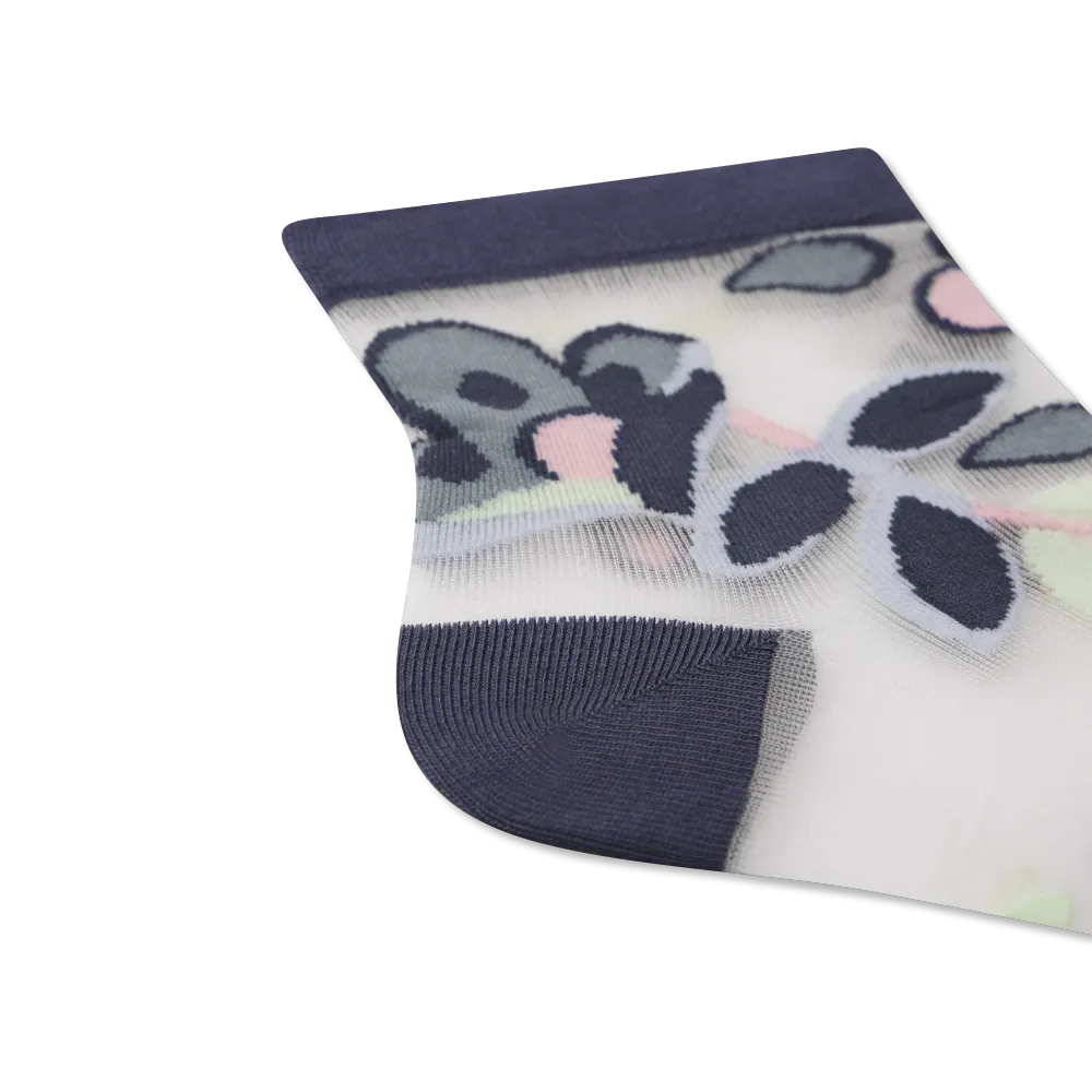 Women¡¯s Sheer Garden Party Quarter Socks