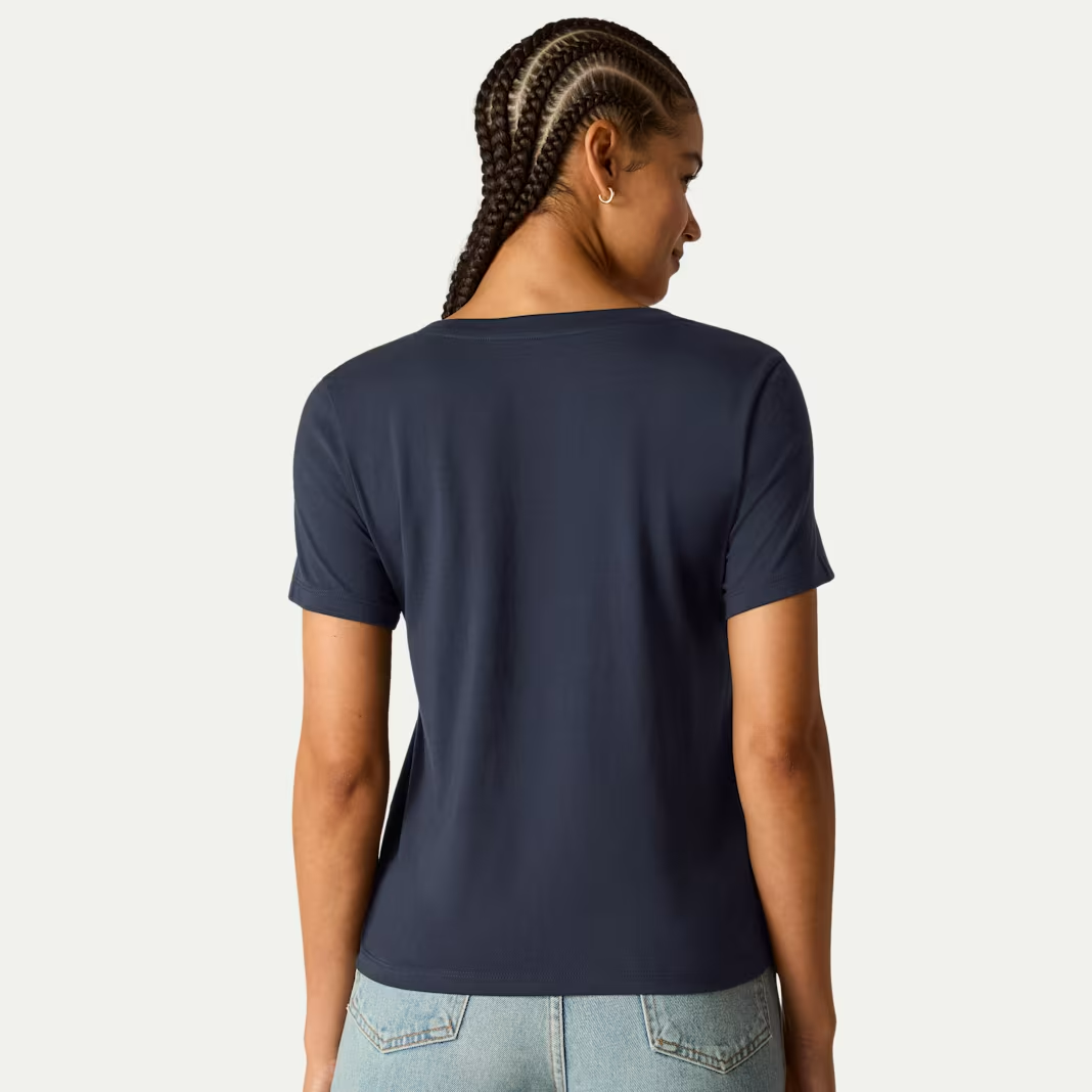 Women's Pima Cotton V-Neck T-Shirt 3-Pack