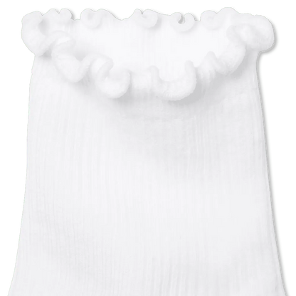 Women's Ruffle Rib Quarter Socks