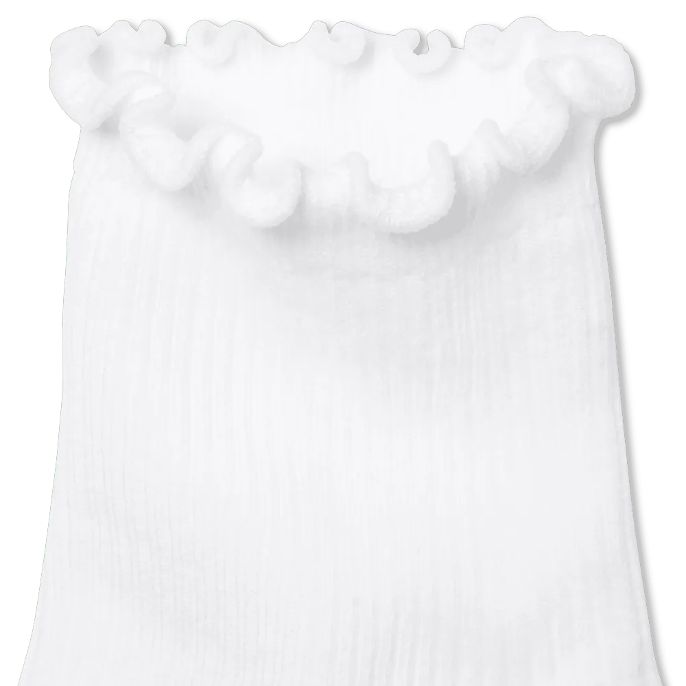 Women's Ruffle Rib Quarter Sock 4-Pack