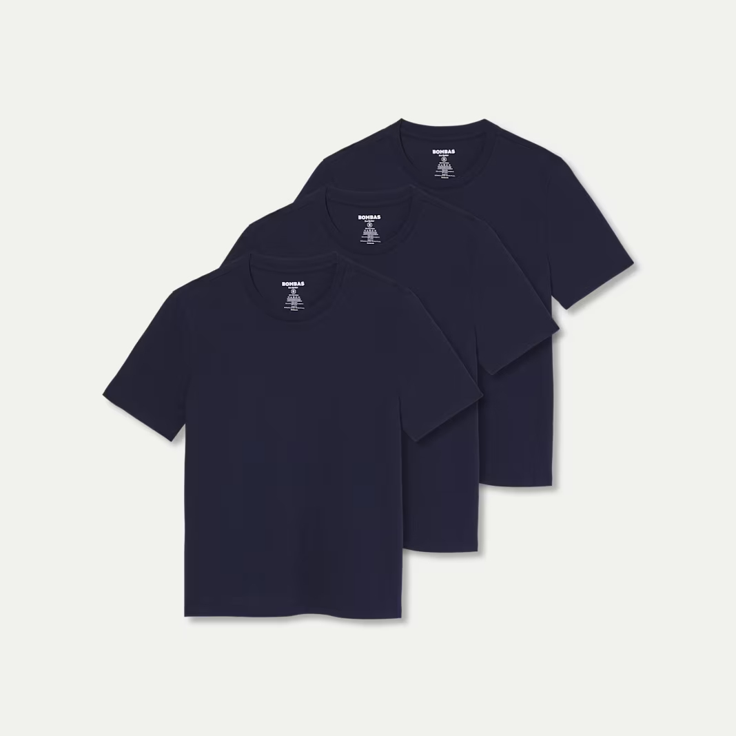 Women's Pima Cotton Crew Neck T-Shirt 3-Pack