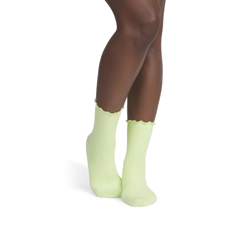Women's Ruffle Rib Half Calf Sock 4-Pack