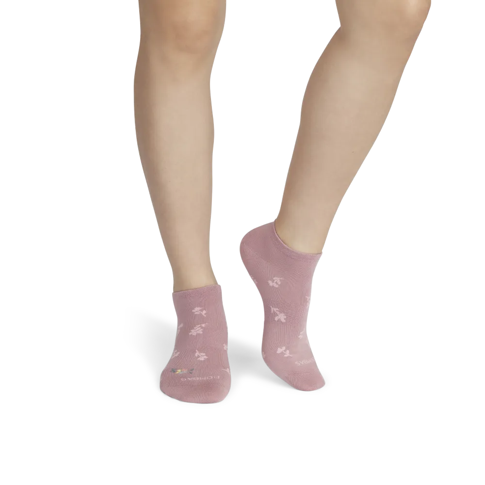 Women's Floral Lightweight Ankle Sock 4-Pack Gift Box