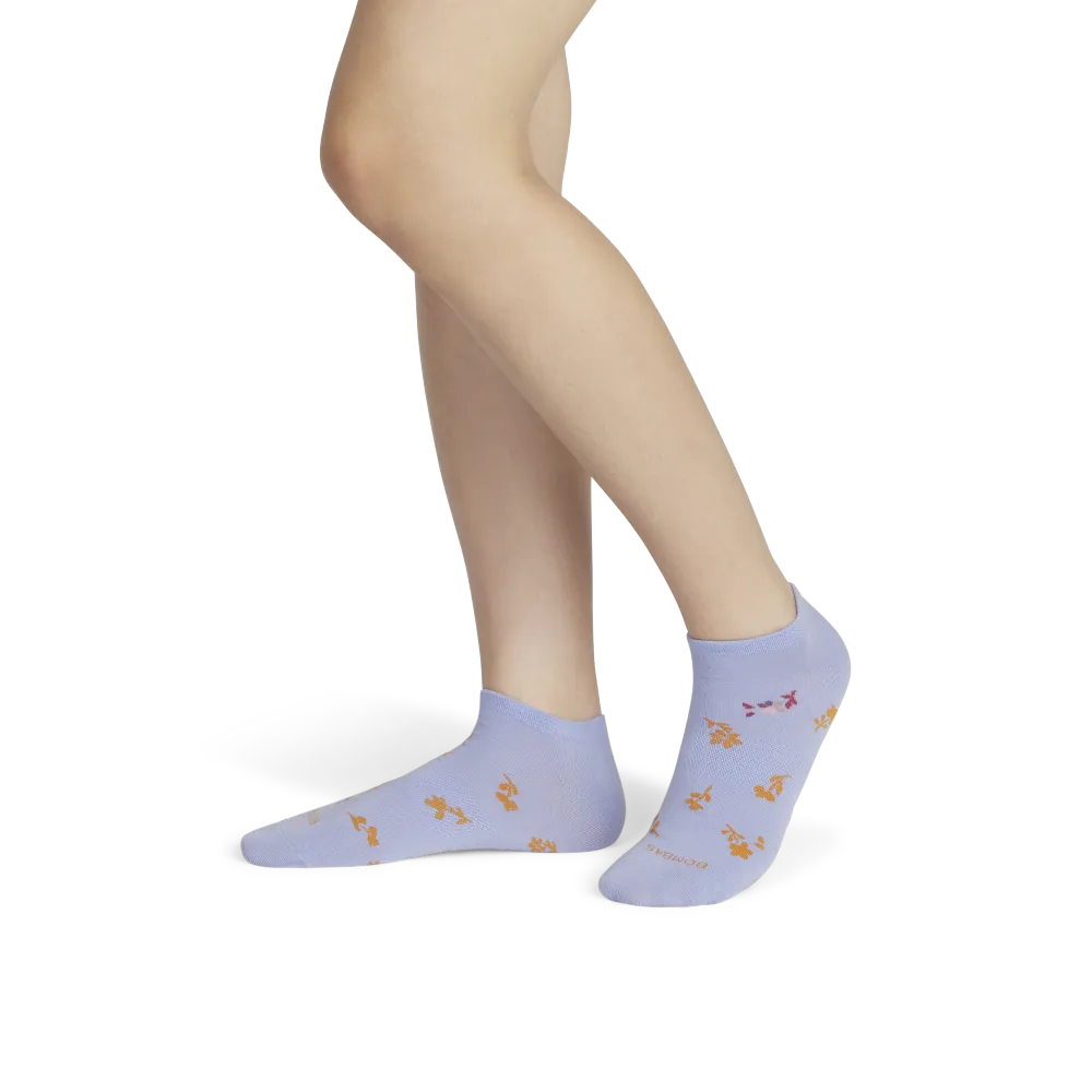 Women's Floral Lightweight Ankle Sock 4-Pack Gift Box