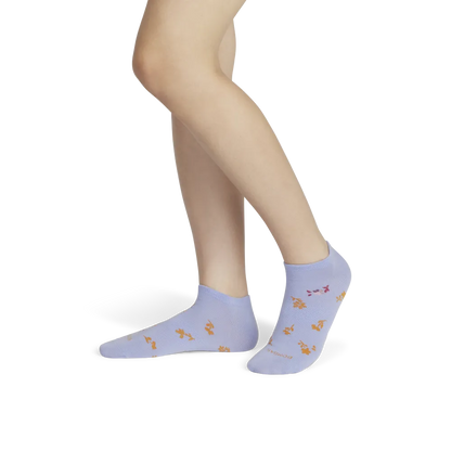 Women's Floral Lightweight Ankle Sock 4-Pack Gift Box
