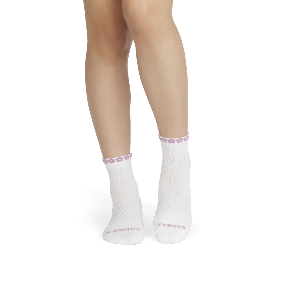 Women's Daisy Chain Quarter Socks