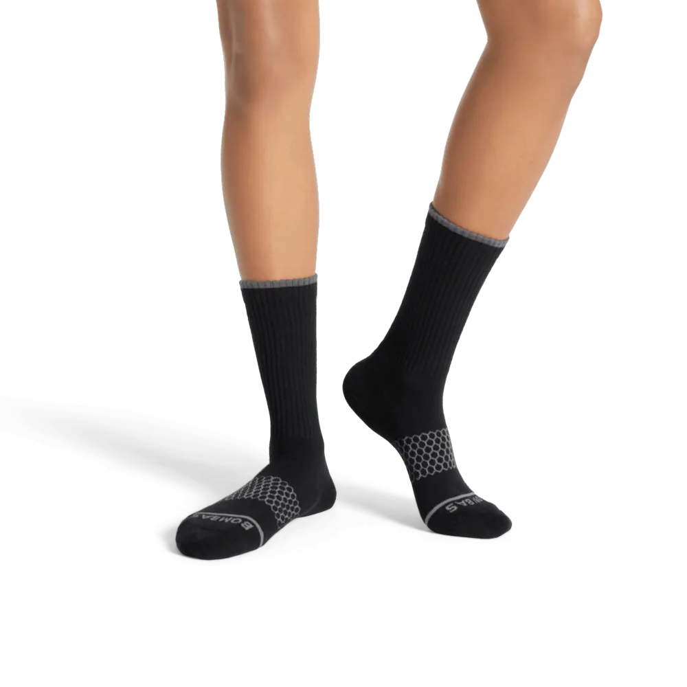 Women's Merino Wool Blend Calf Sock 8-Pack