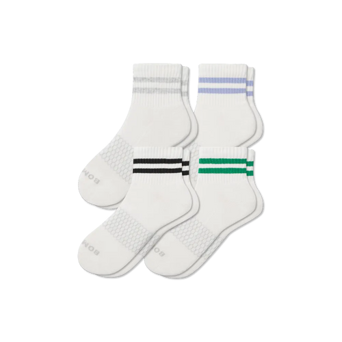 Women's Vintage Stripes Quarter Sock 4-Pack