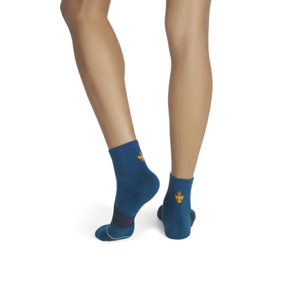 Women's Merino Wool Blend Athletic Quarter Sock 3-Pack