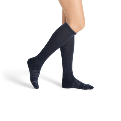 Women's Merino Wool Blend Knee-High Sock 4-Pack