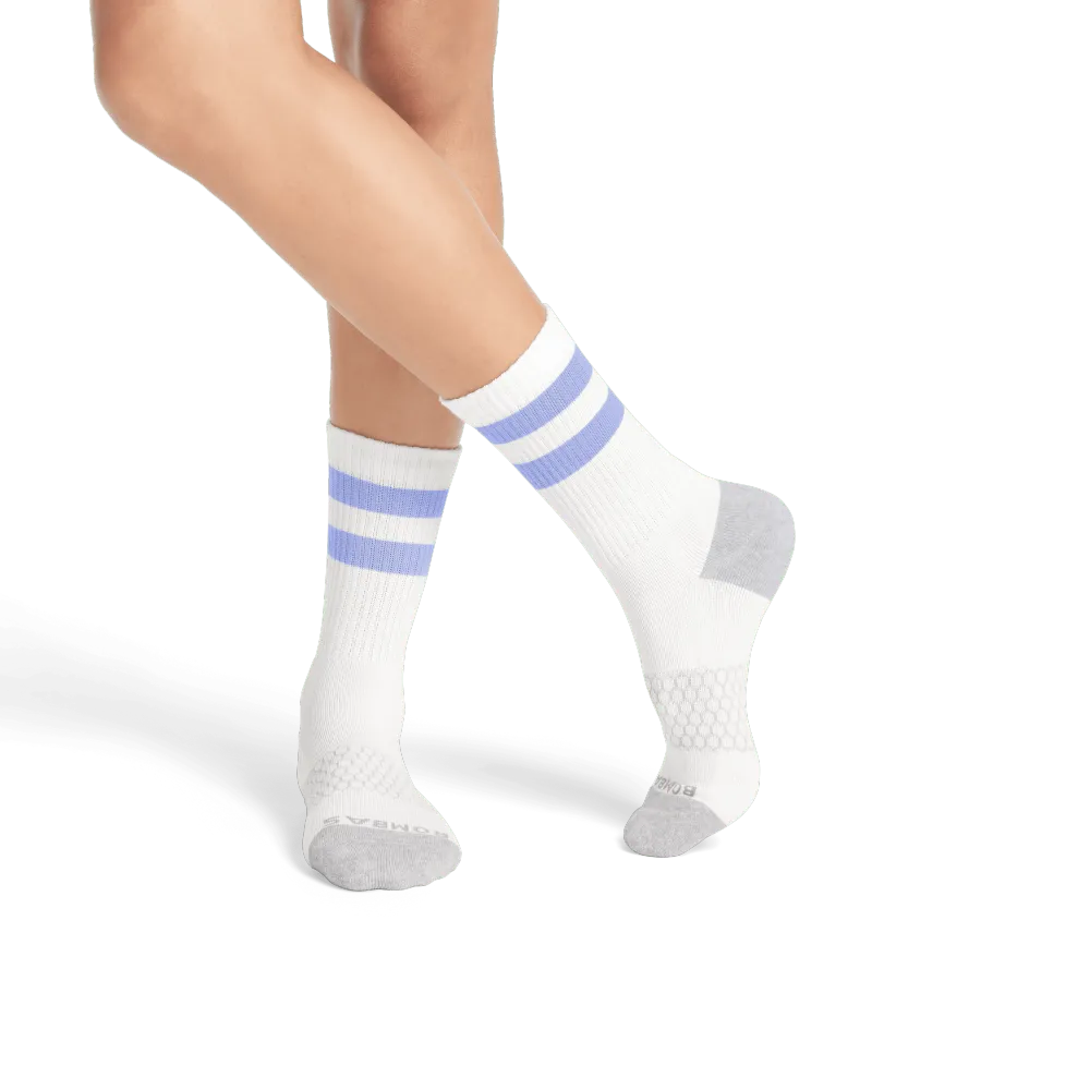 Women's Vintage Stripes Half Calf Socks