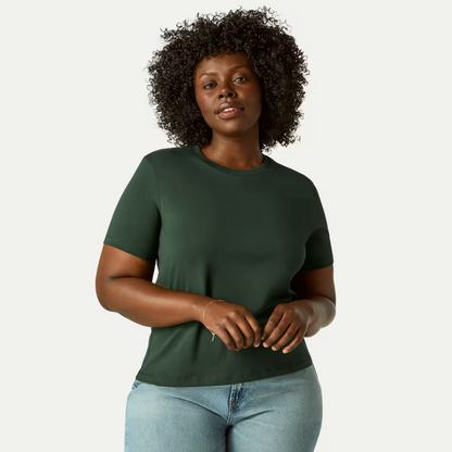 Women's Pima Cotton Crew Neck T-Shirt 6-Pack