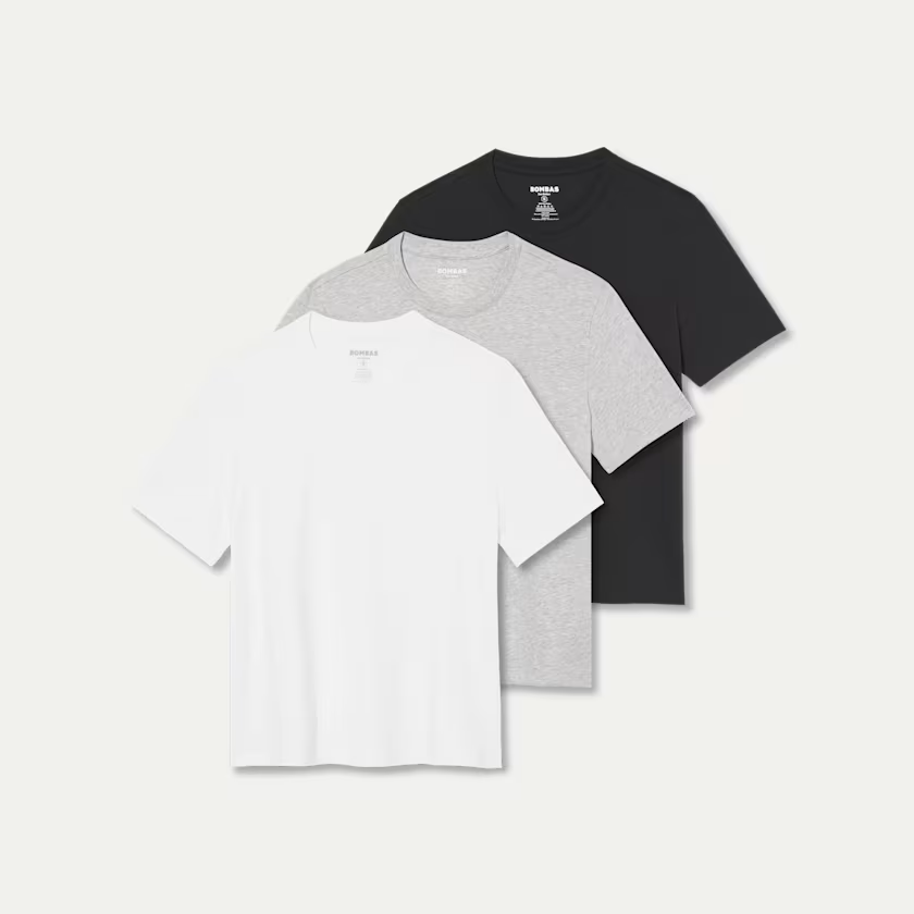 Women's Pima Cotton Crew Neck T-Shirt 3-Pack