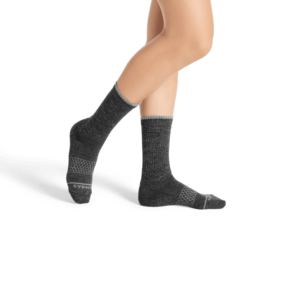 Women's Merino Wool Blend Calf Socks