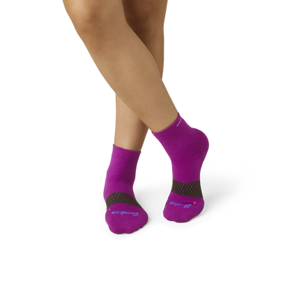 Women's Merino Wool Blend Athletic Quarter Socks