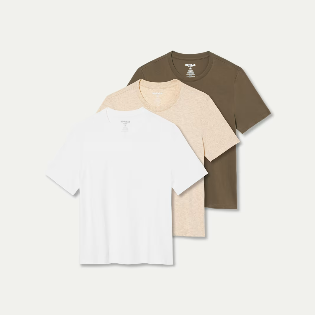 Women's Pima Cotton Crew Neck T-Shirt 3-Pack