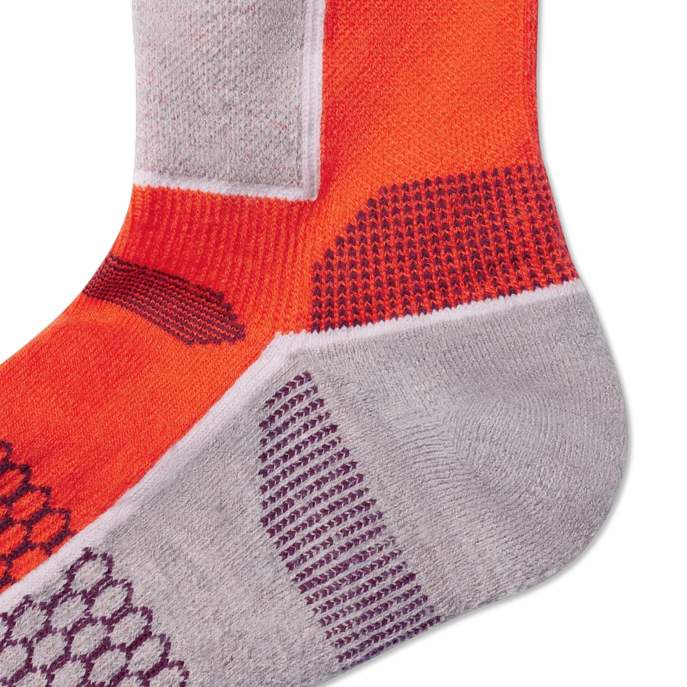 Women's Mid-Cushion Merino Wool Blend Ski & Snowboard Socks
