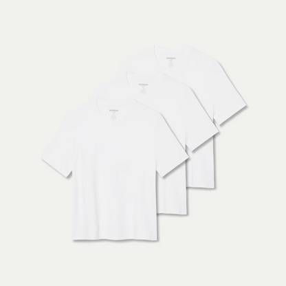 Women's Pima Cotton Crew Neck T-Shirt 3-Pack