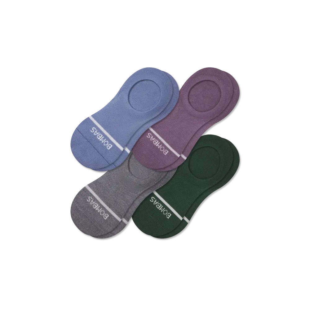 Women's Lightweight Merino Wool Blend No Show Sock 4-Pack