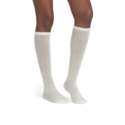Women's Pointelle Knee High Socks