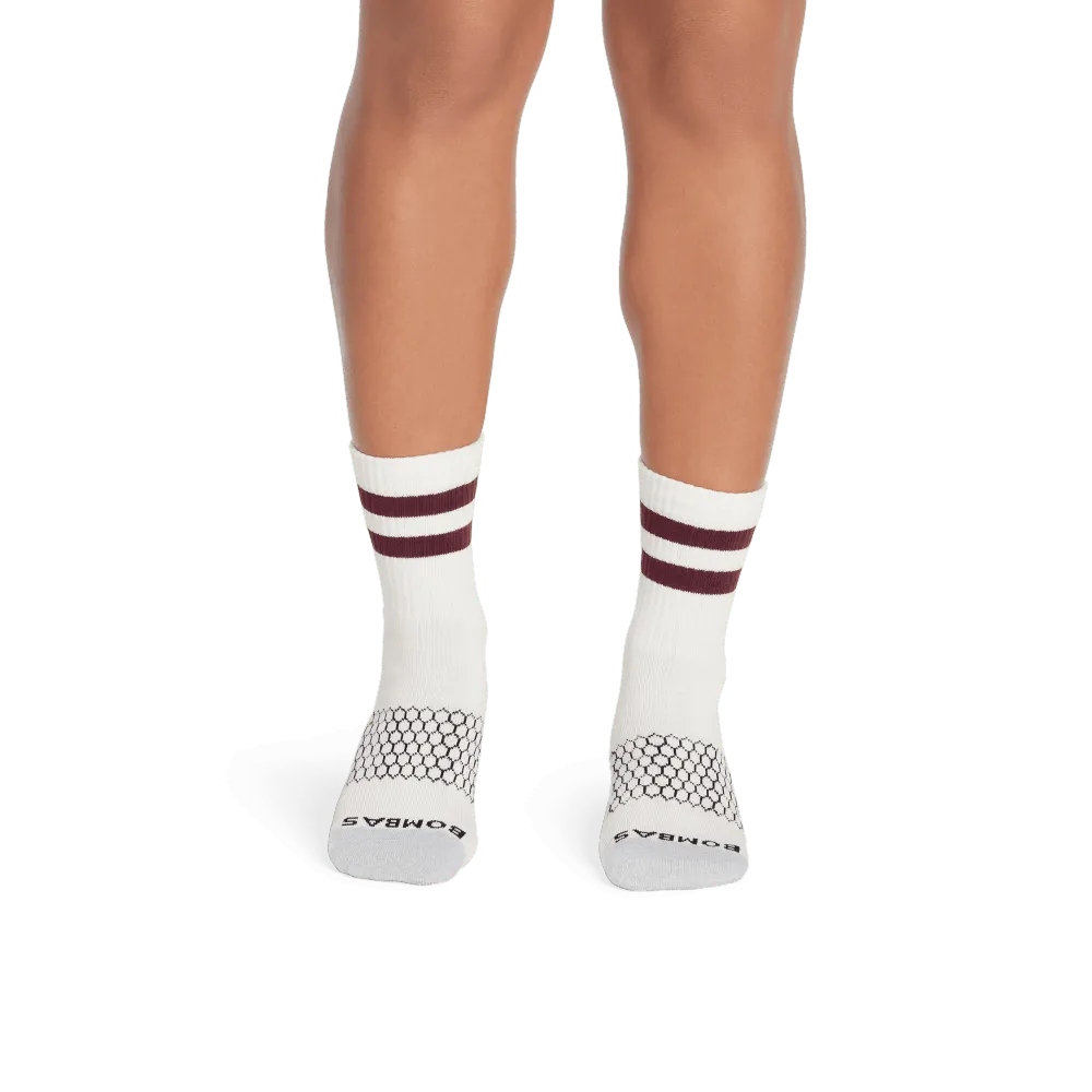 Women's Vintage Stripes Half Calf Socks