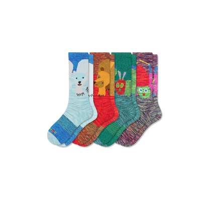Adult Eric Carle Calf Sock 4-Pack