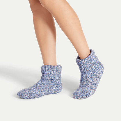 Women's Gripper Slipper Bootie - Sherpa-Lined