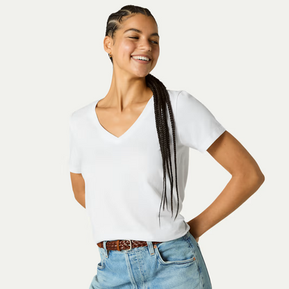 Women's Pima Cotton V-Neck T-Shirt