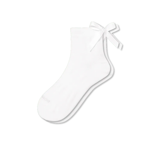 Women's Lightweight Bow Quarter Socks