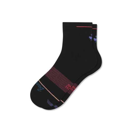 Women's Merino Wool Blend Athletic Quarter Socks