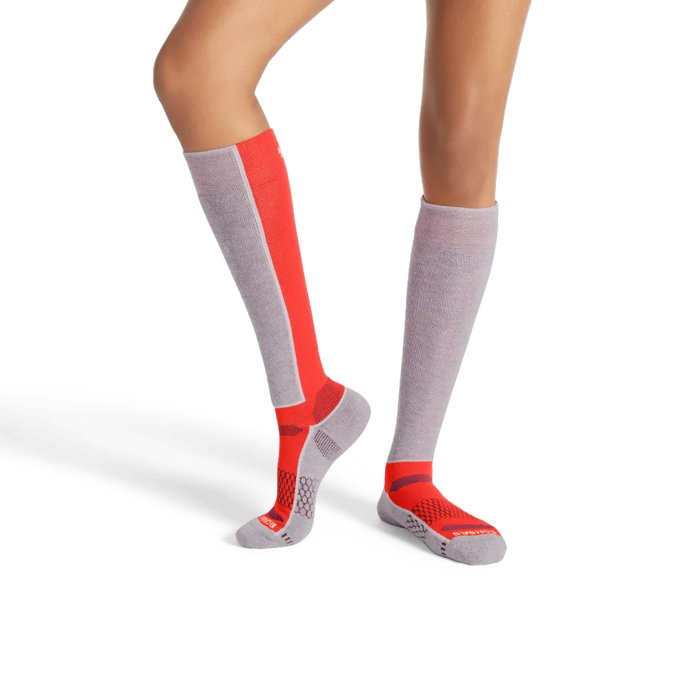 Women's Mid-Cushion Merino Wool Blend Ski & Snowboard Socks