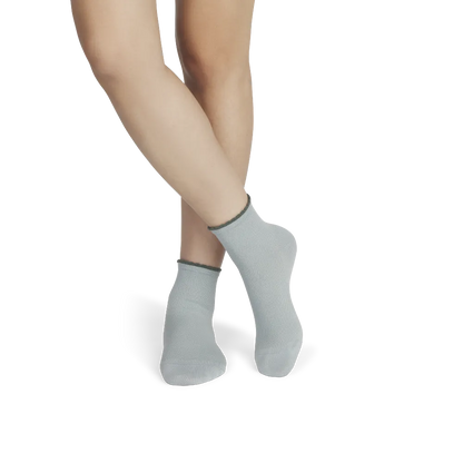 Women¡¯s Scallop Cuff Quarter Sock 4-Pack