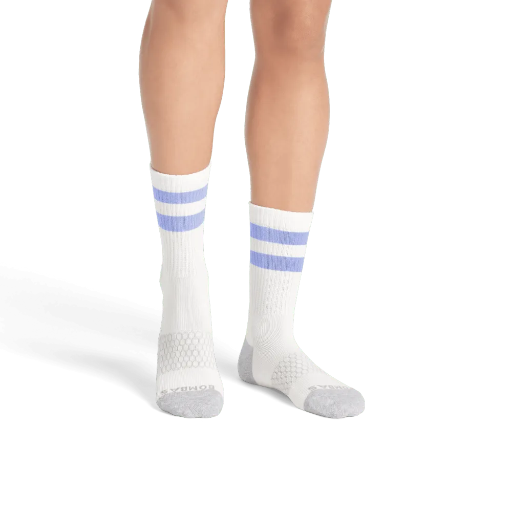 Women's Vintage Stripes Half Calf Socks