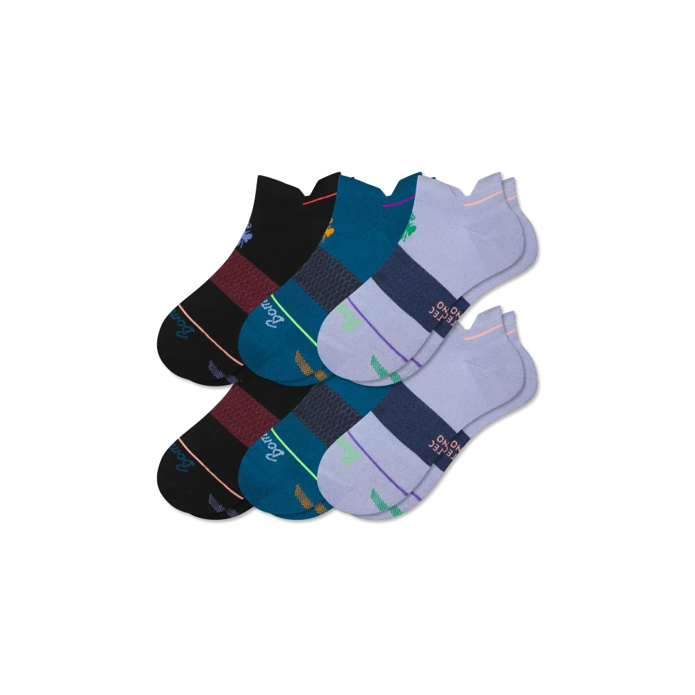 Women's Merino Wool Blend Athletic Ankle Sock 6-Pack