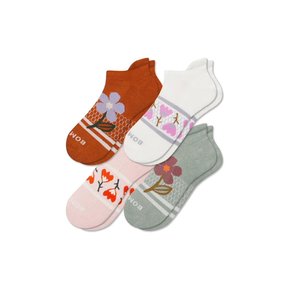 Women's Garden Party Ankle Sock 4-Pack