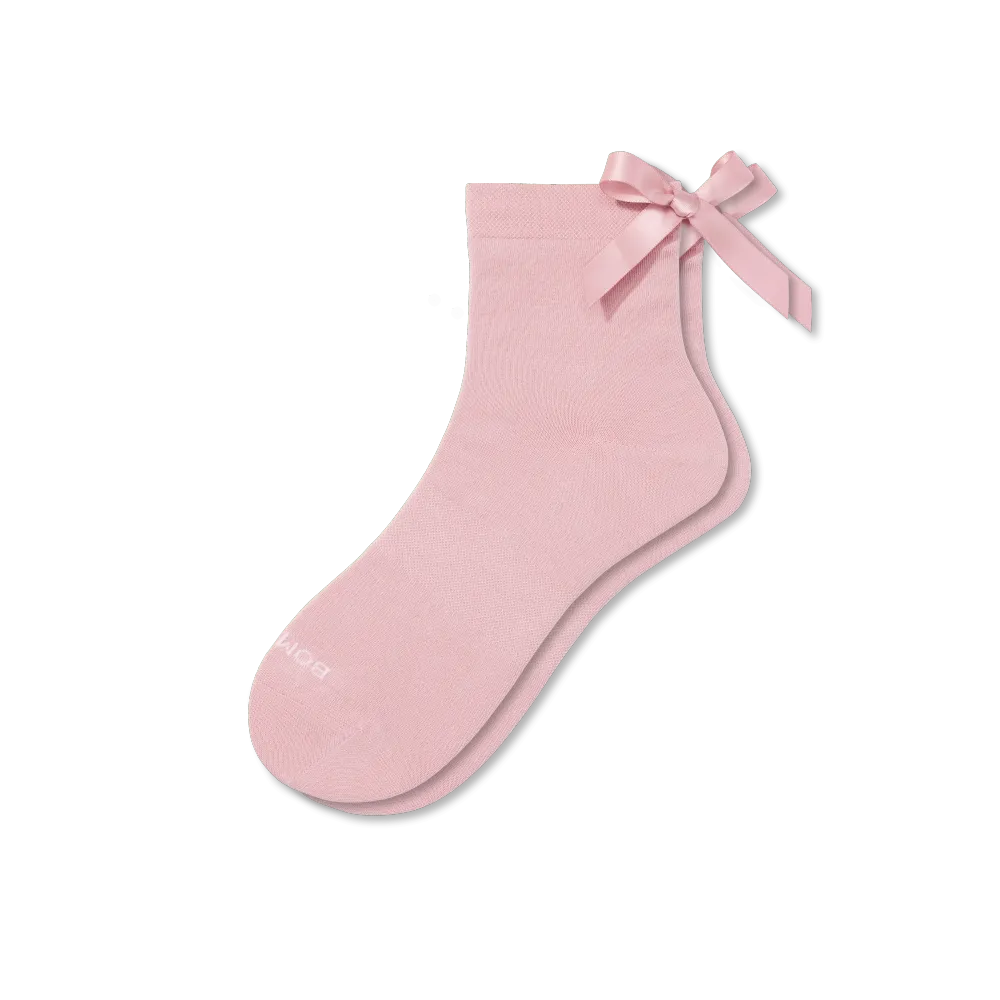 Women's Lightweight Bow Quarter Socks