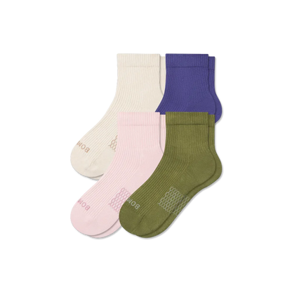 Women's Modern Rib Quarter Sock 4-Pack
