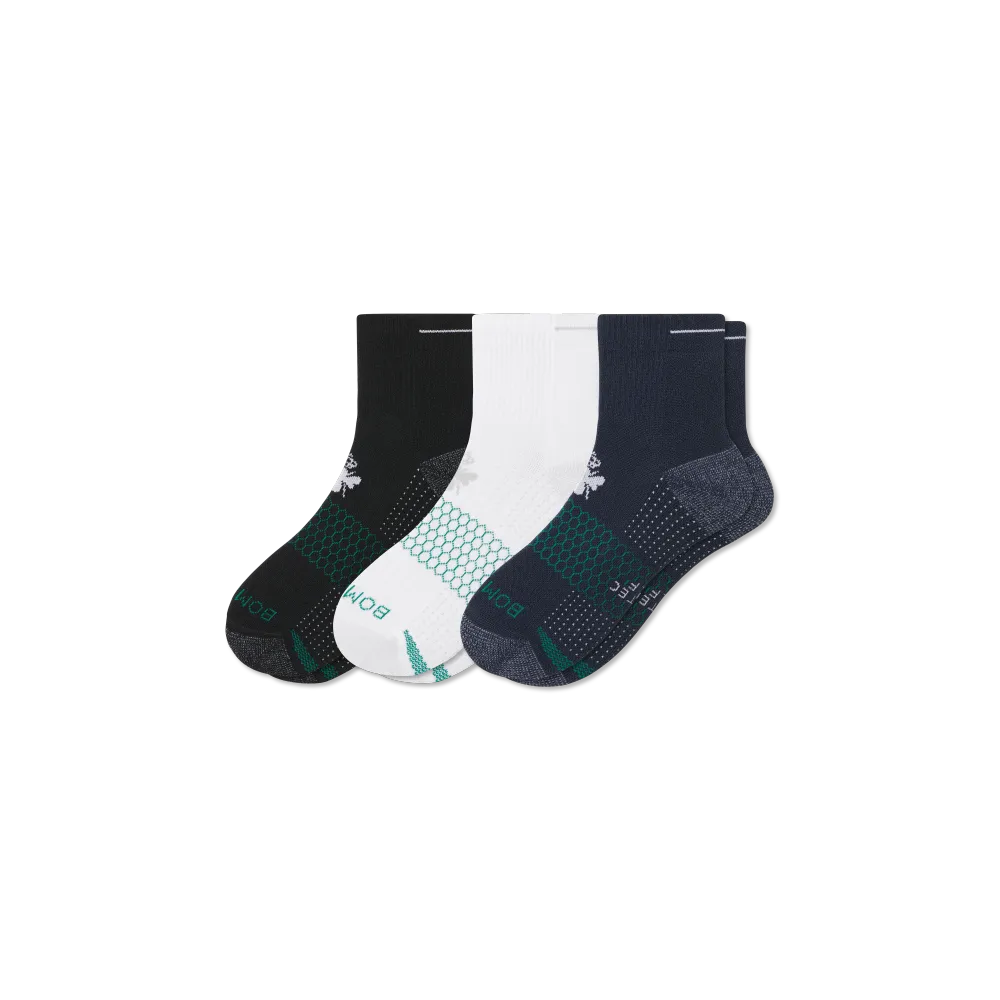 Women's Golf Quarter Sock 3-Pack