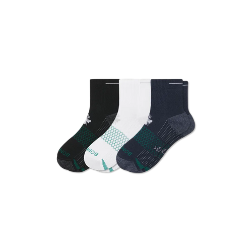 Women's Golf Quarter Sock 3-Pack