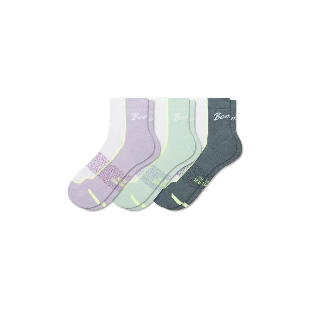 Women's Running Quarter Sock 3-Pack