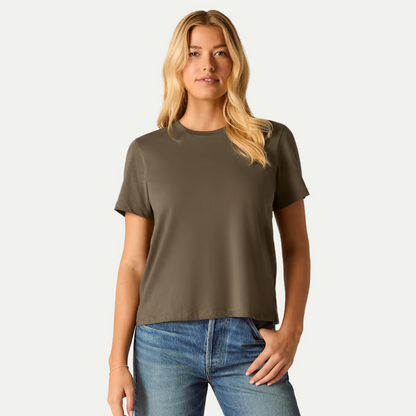 Women's Pima Cotton Crew Neck T-Shirt
