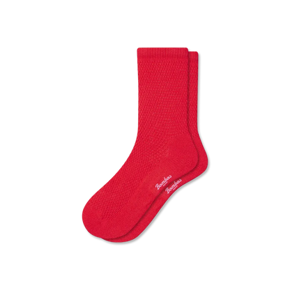 Women's Open Knit Half Calf Socks