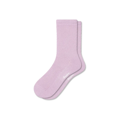 Women's Open Knit Half Calf Socks