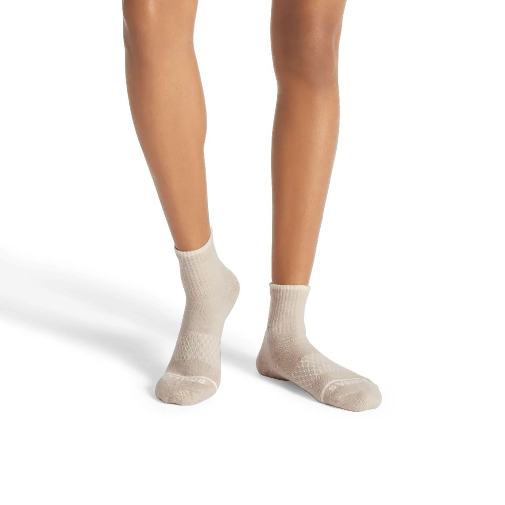 Women's Merino Wool Blend Quarter Sock 4-Pack