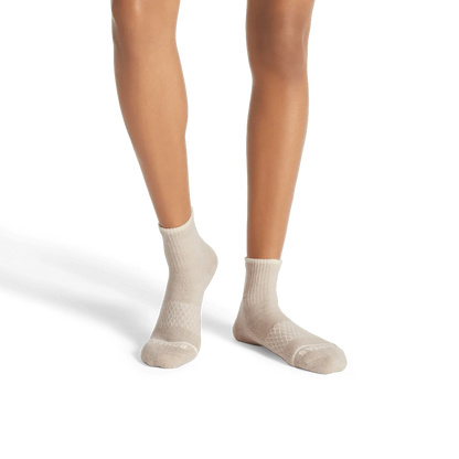 Women's Merino Wool Blend Quarter Sock 4-Pack