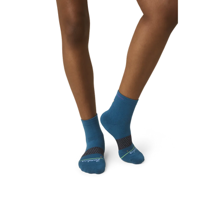 Women's Merino Wool Blend Athletic Quarter Socks