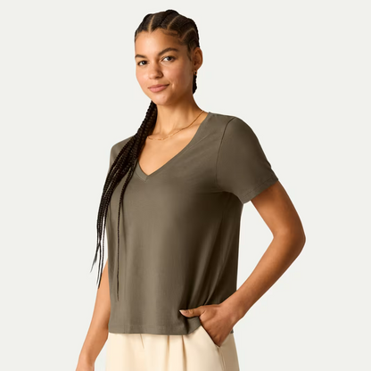Women's Pima Cotton V-Neck T-Shirt
