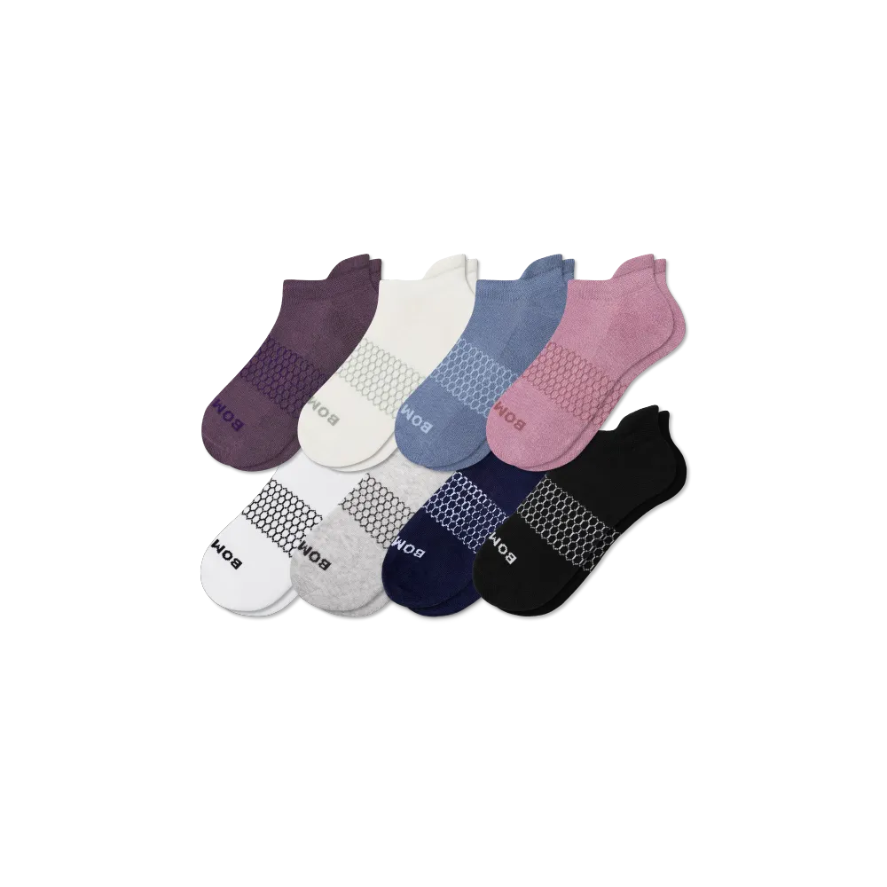 Women's Solids Ankle Sock 8-Pack