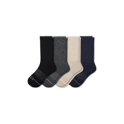 Women's Merino Wool Blend Calf Sock 4-Pack