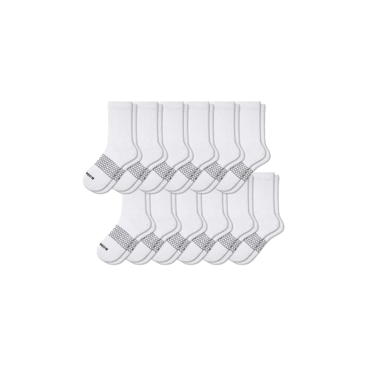 Women's Solids Half Calf Sock 12-Pack